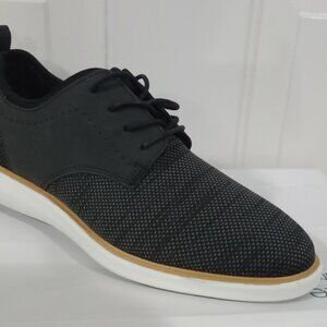 SONOMA Mens Black Lace Up Casual Sneaker Shoes Houser Ortholite